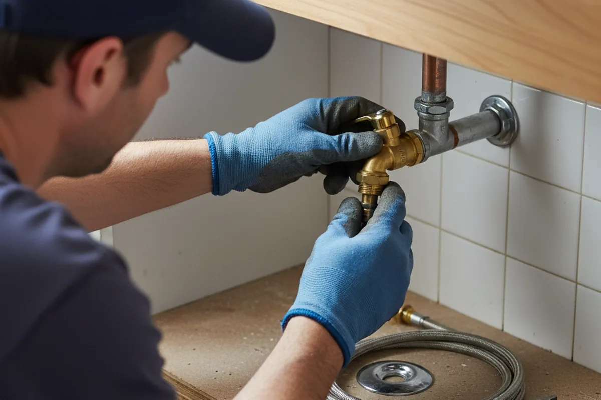 Shutoff valve and fitting work during Repiping in Glenrock